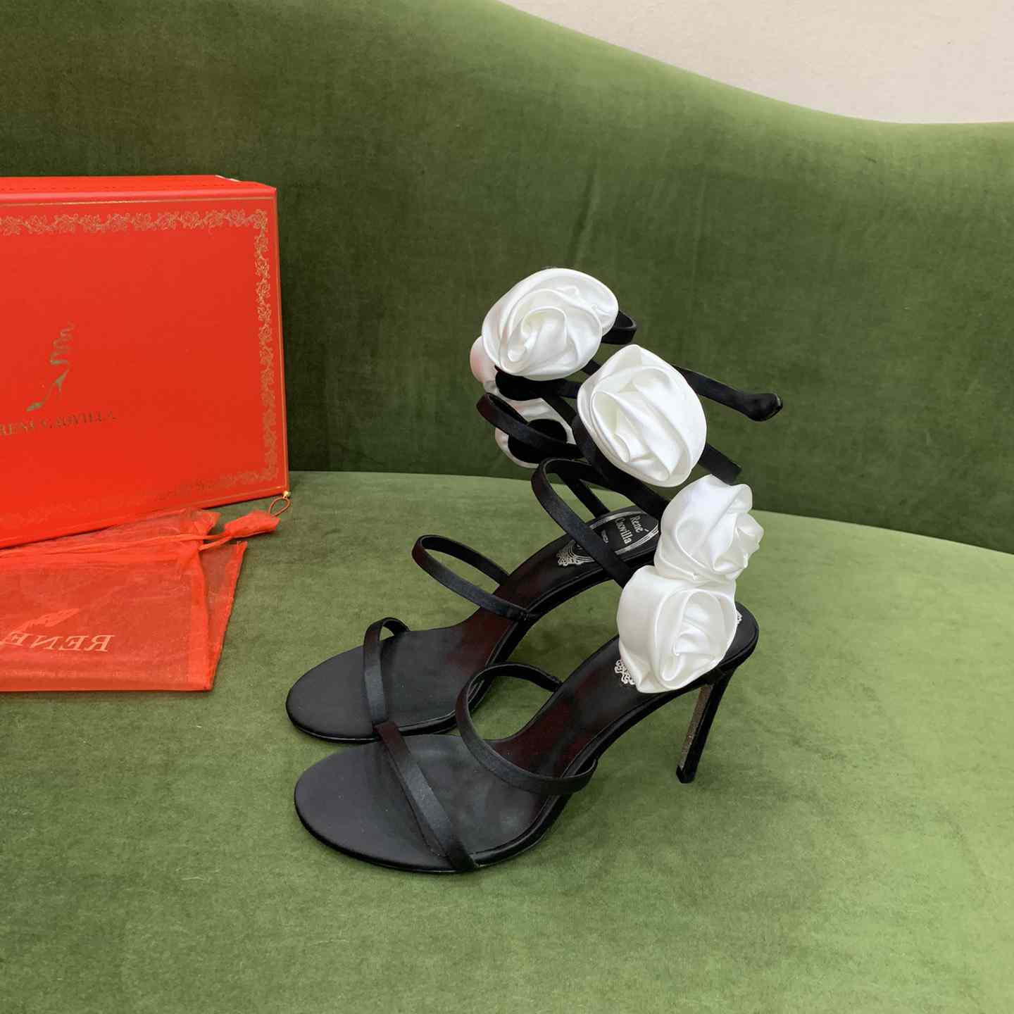 Rene Caovilla Rose High-heel Sandals - everydesigner