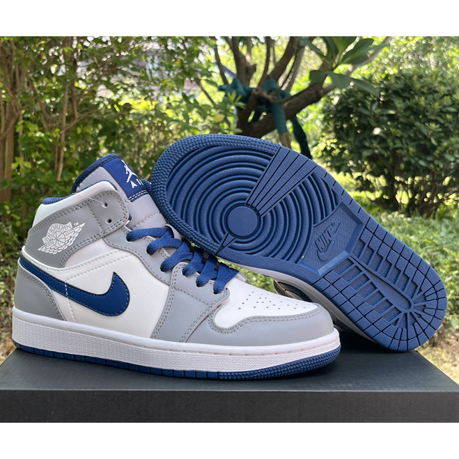 Air Jordan 1 Mid “True Blue” Sneaker     DQ8426-014  - everydesigner