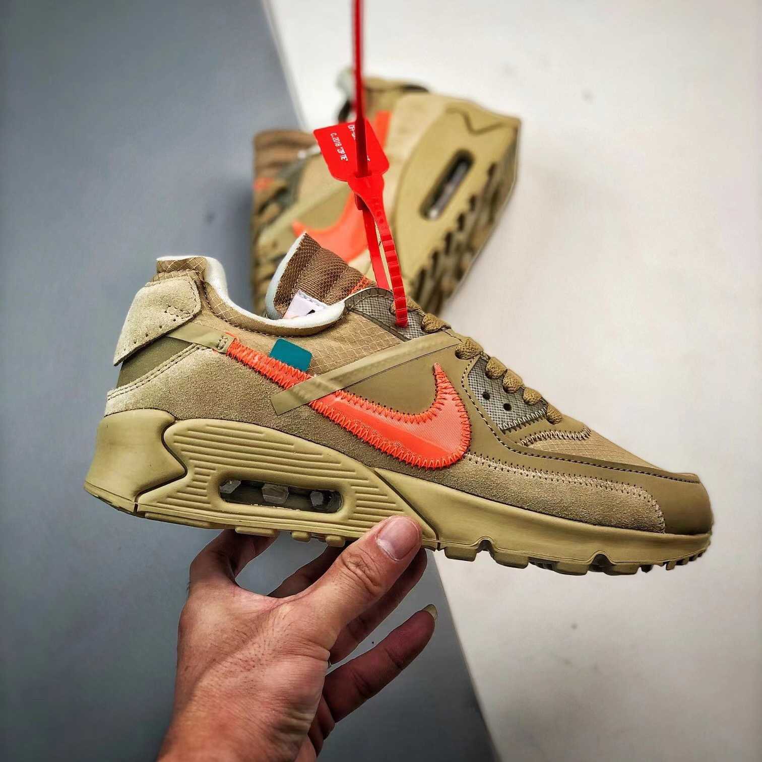 Off-White x Air Max 90 The 10 Sneakers    AA7293-200 - everydesigner