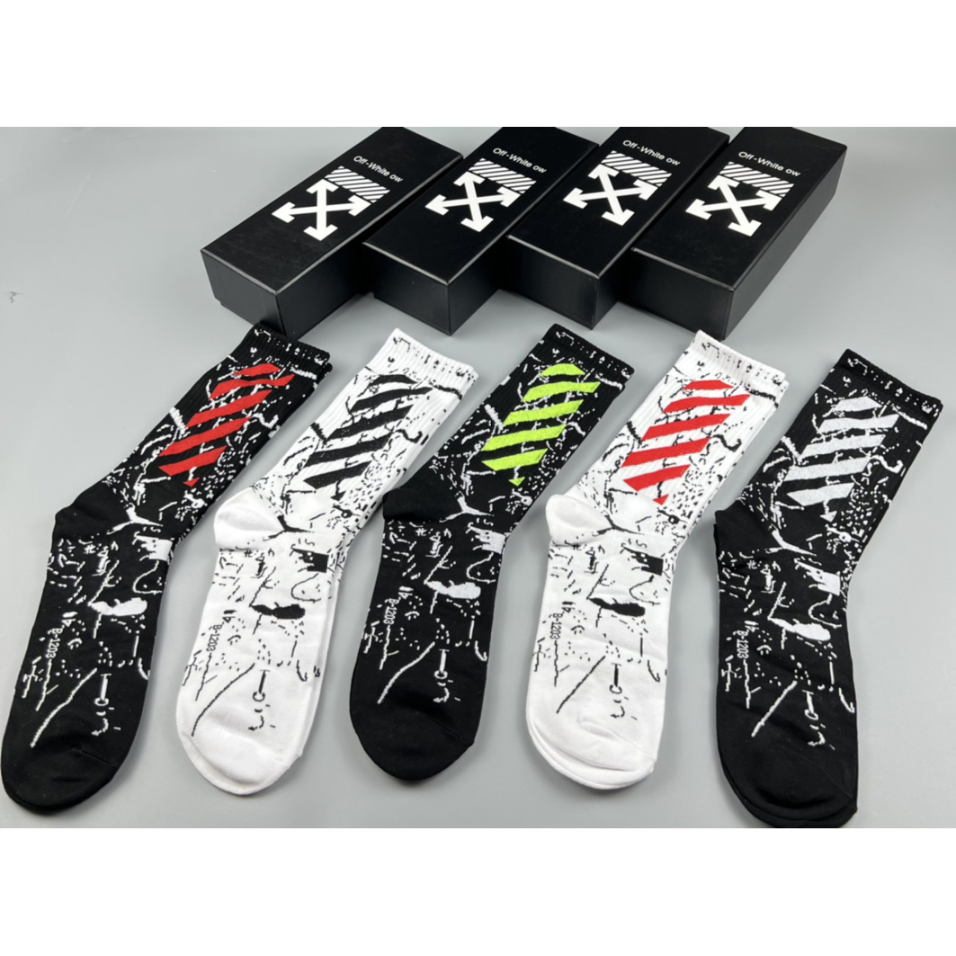 Off White Socks/Box - everydesigner