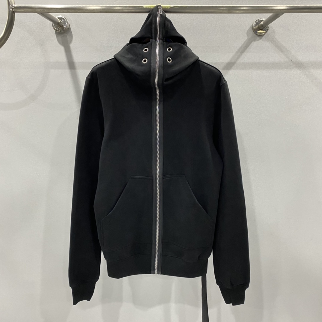 Rick Owens Man Black Sweatshirts - everydesigner