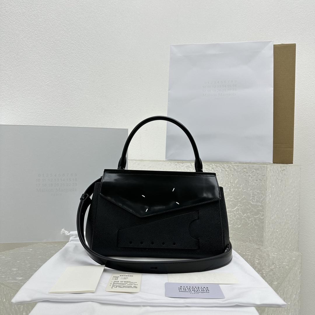 Maison Margiela Small Grained Leather Tote Bag (26x 19x 8cm) - everydesigner