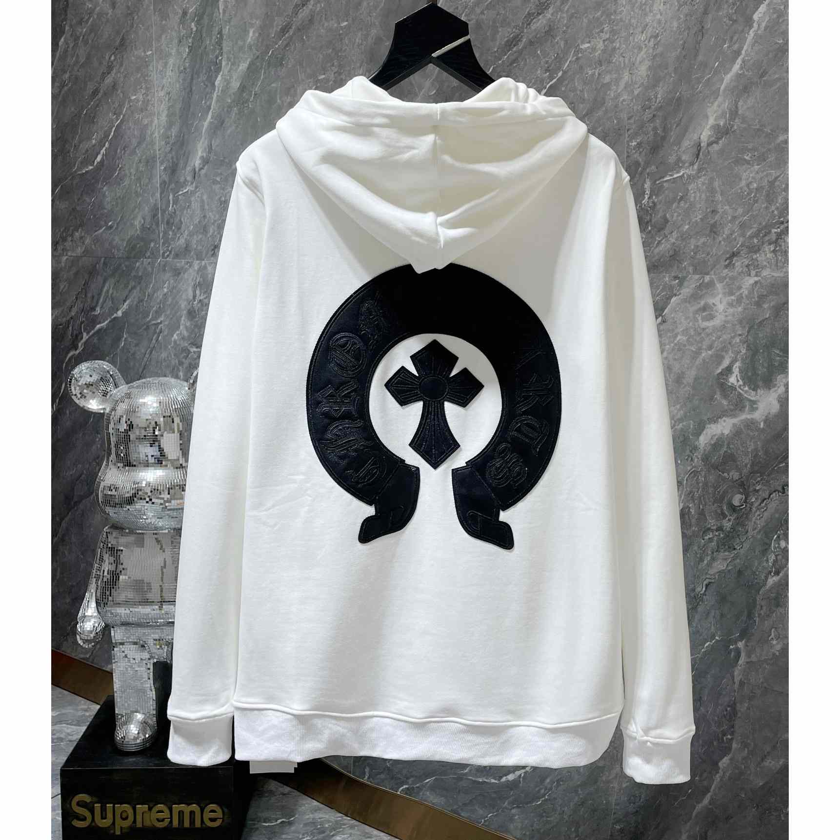 Chrome Heart Zip Up Hooded Sweatshirt  - everydesigner