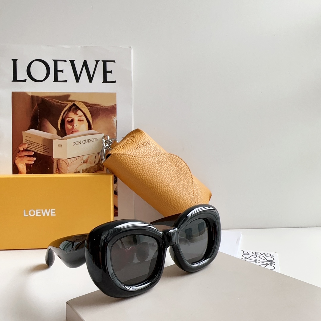 Loewe Inflated Butterfly Sunglasses In Nylon - everydesigner