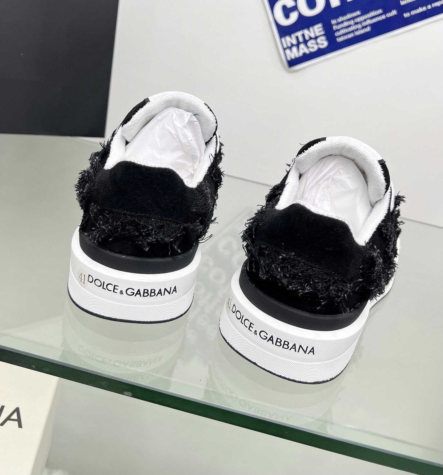 Dolce & Gabbana Denim New Roma Sneakers - everydesigner