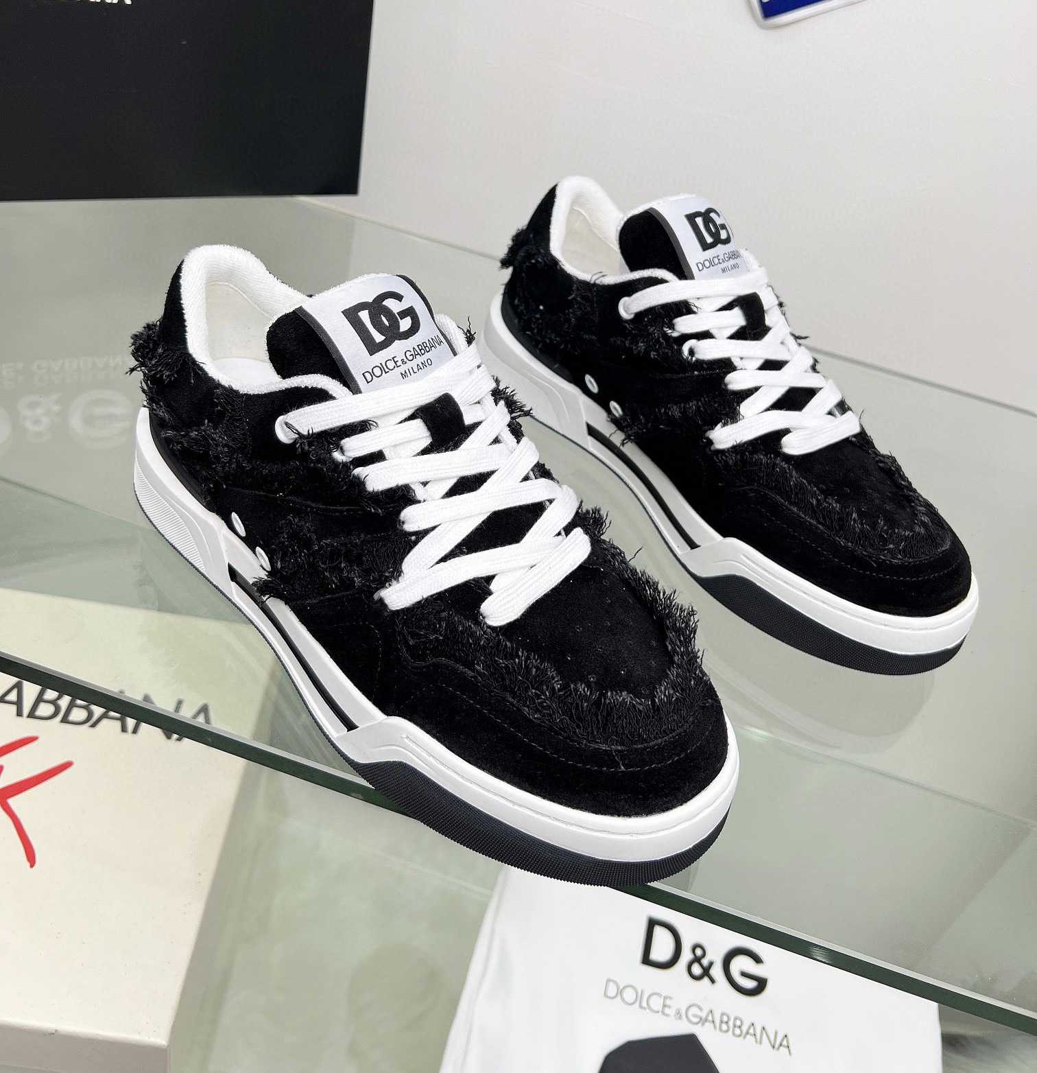 Dolce & Gabbana Denim New Roma Sneakers - everydesigner