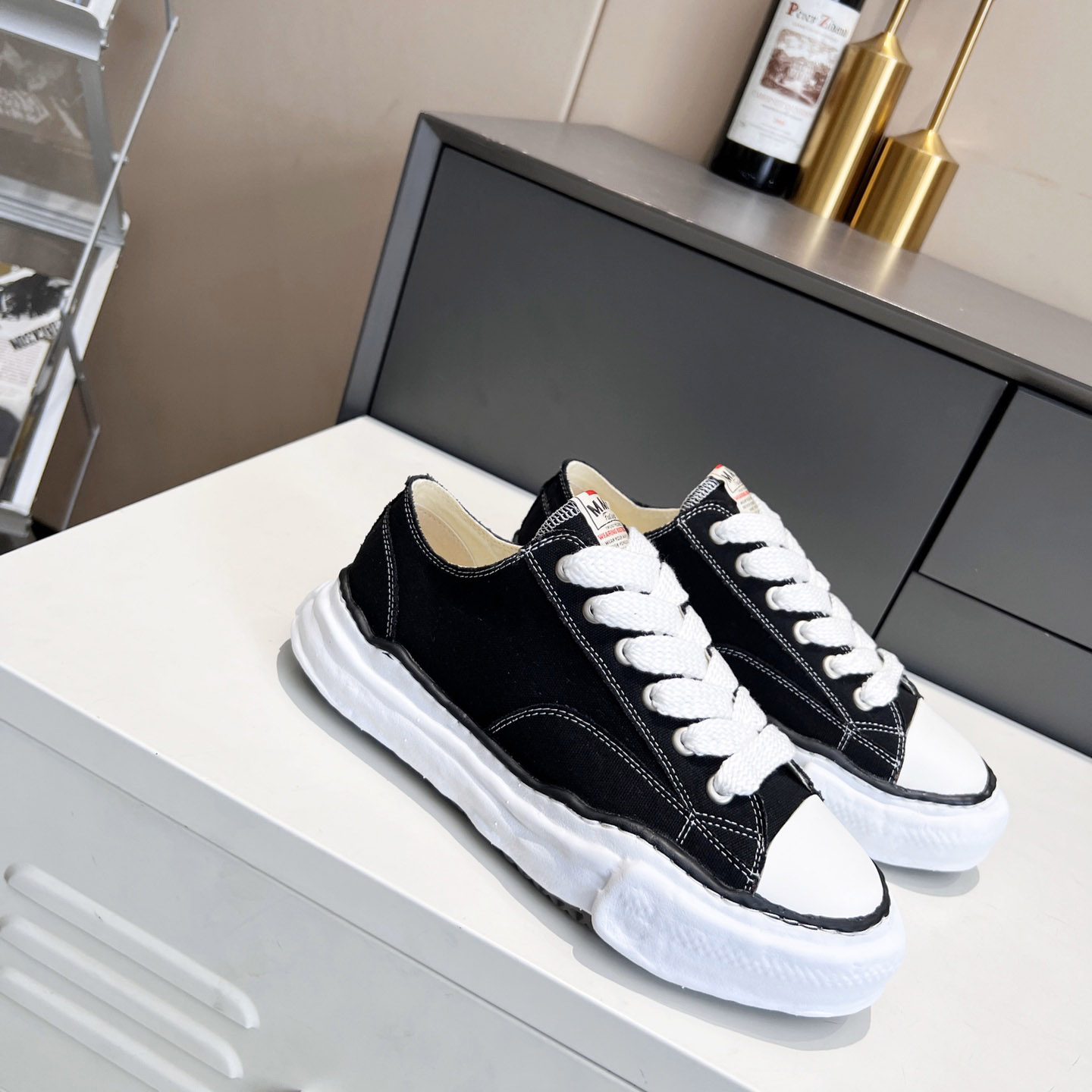 Maison Mihara Yasuhiro Hank OG Sole Canvas Low Sneaker - everydesigner