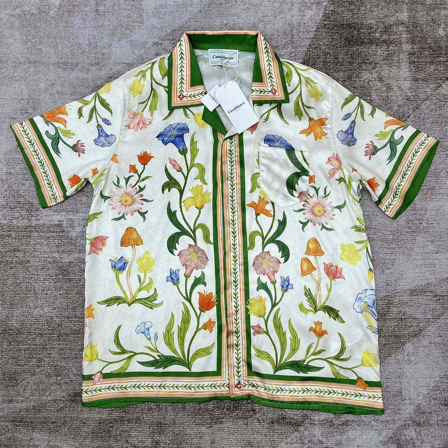 Casablanca L'Arche Fleurie Silk Shirt - everydesigner