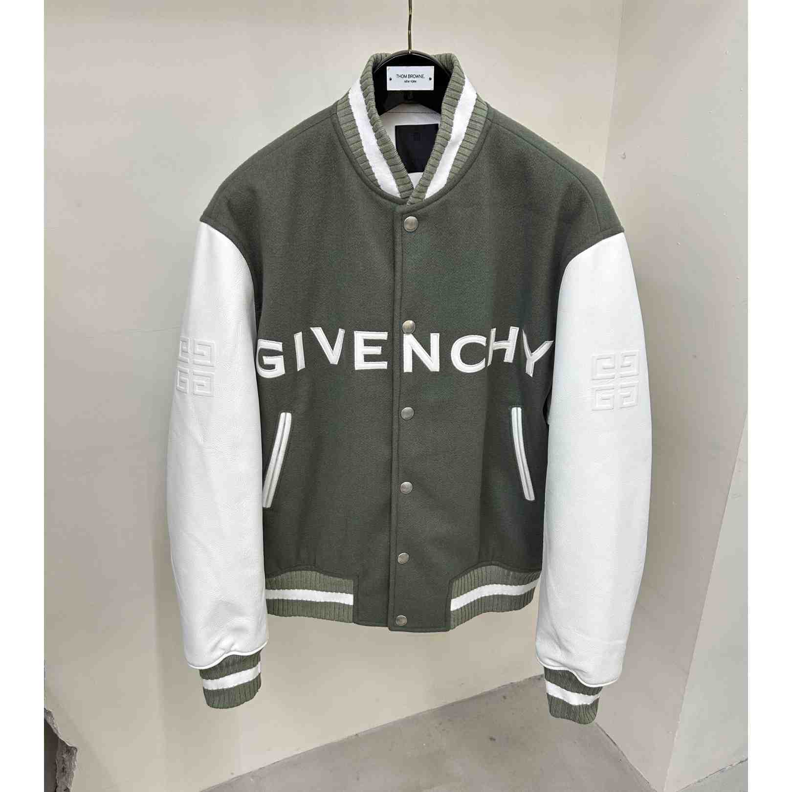 Givenchy Varsity Jacket In Wool And Leather - everydesigner