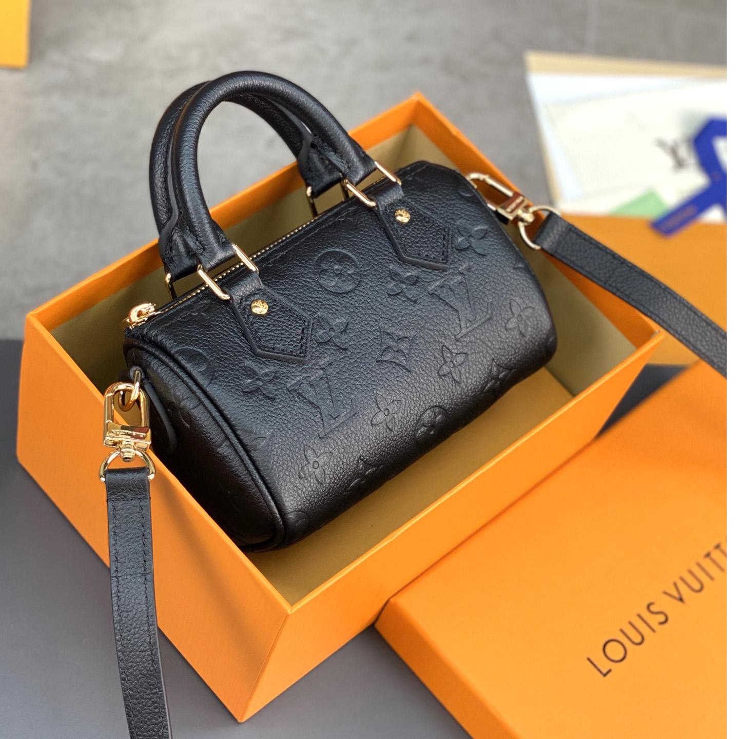 Louis Vuitton Nano Speedy (16-10-7.5cm)       M82450 - everydesigner