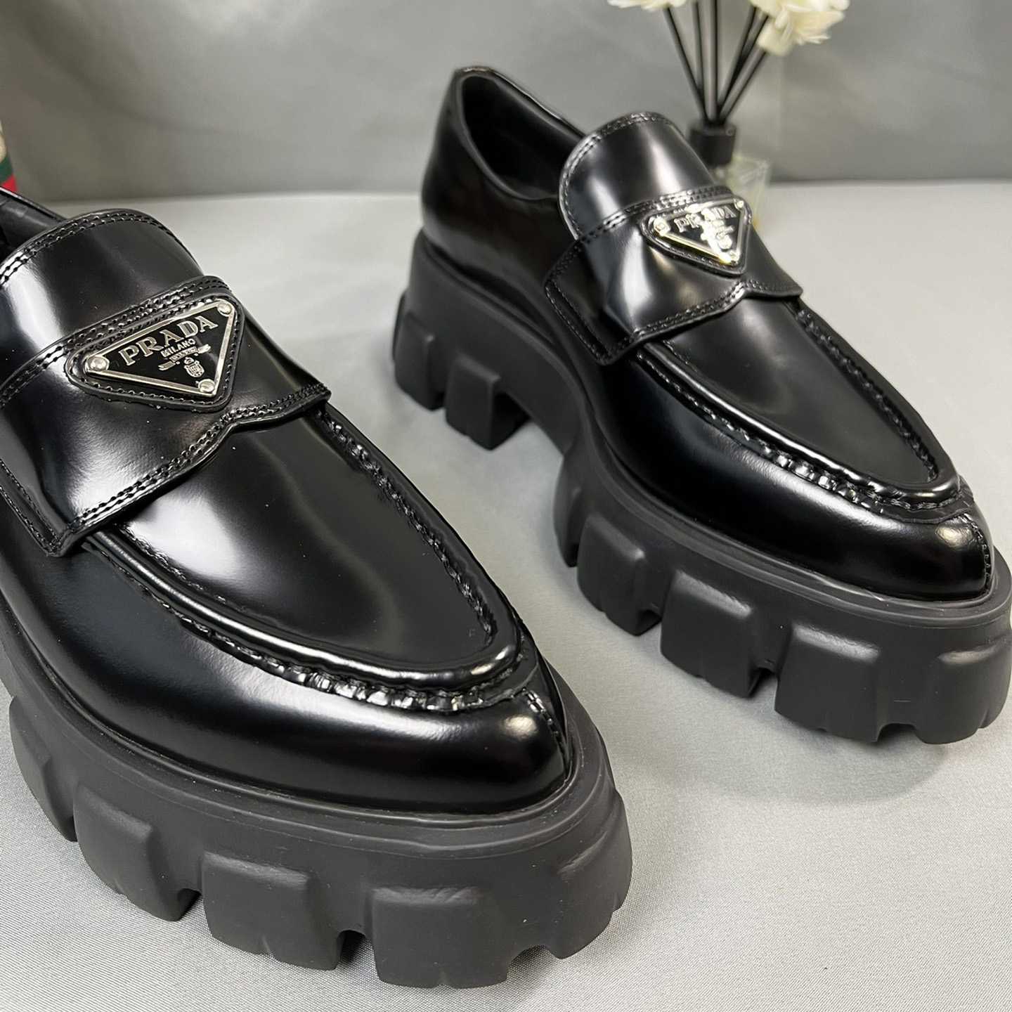 Prada Monolith 55mm Pointy Loafer - everydesigner