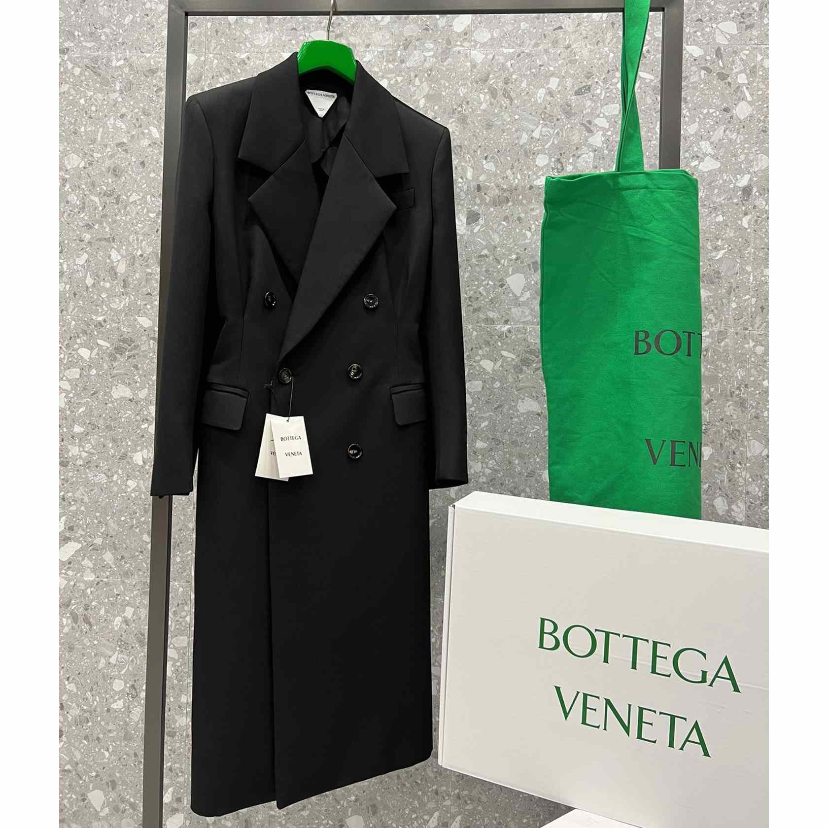 Bottega Veneta Compact Wool Coat - everydesigner