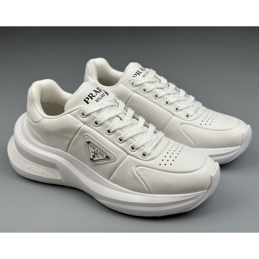 Prada Leather Sneakers(upon uk size) - everydesigner