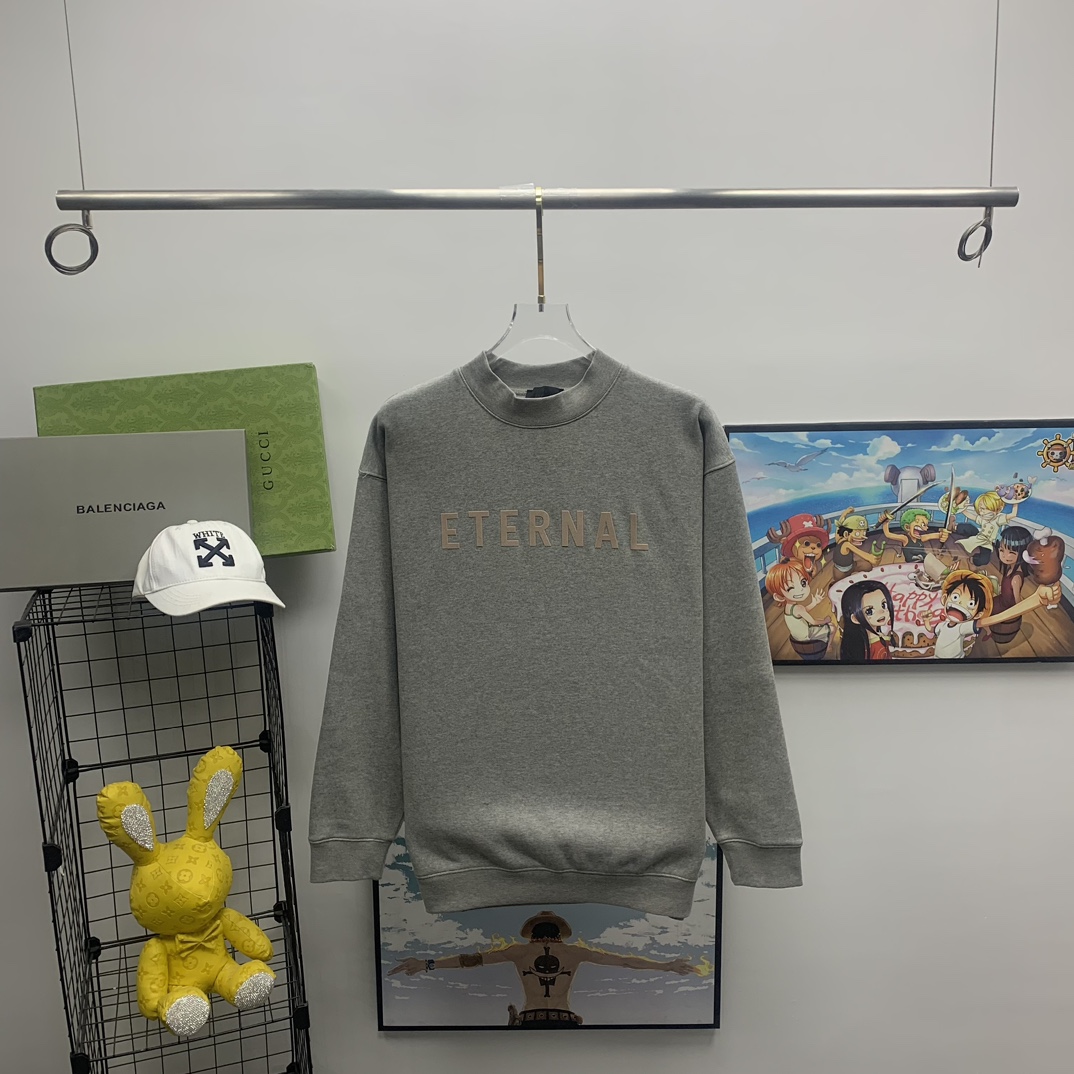 Fear of God Essentials Eternal Logo-print CCotton Sweatshirt - everydesigner