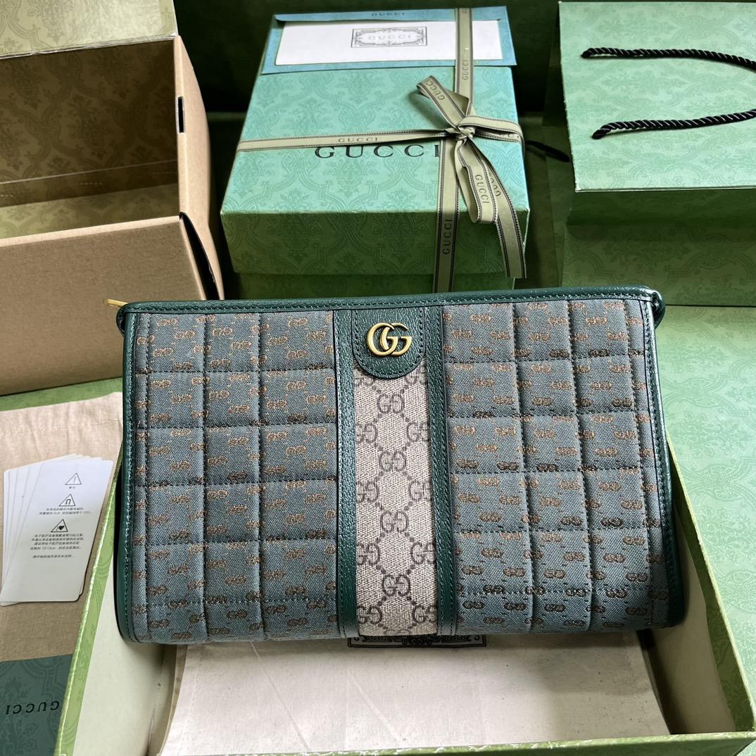 Gucci Mini GG Canvas Pouch (26-20-6cm) - everydesigner