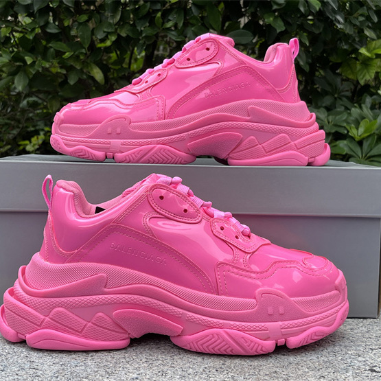 Balenciaga Triple S Sneaker In Pink Rubber - everydesigner