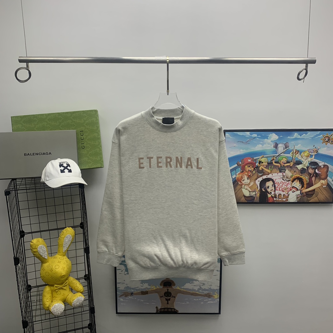 Fear of God Essentials Eternal Logo-print CCotton Sweatshirt - everydesigner