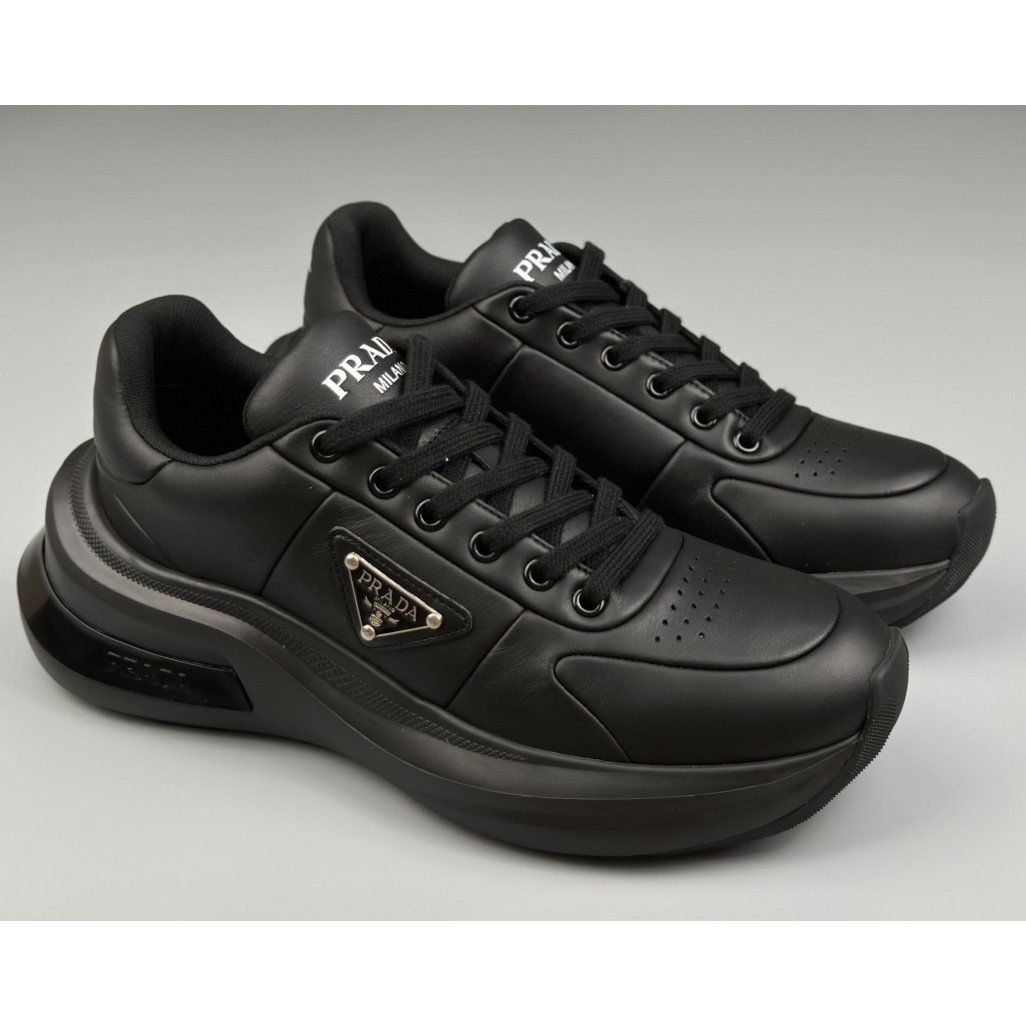 Prada Leather Sneakers(upon uk size) - everydesigner