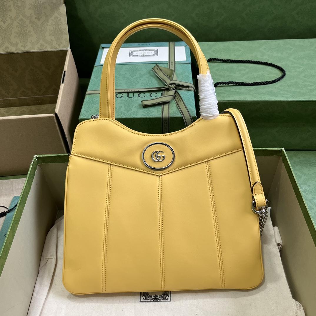 Gucci Petite GG Small Tote Bag (28-21-6.5cm) - everydesigner