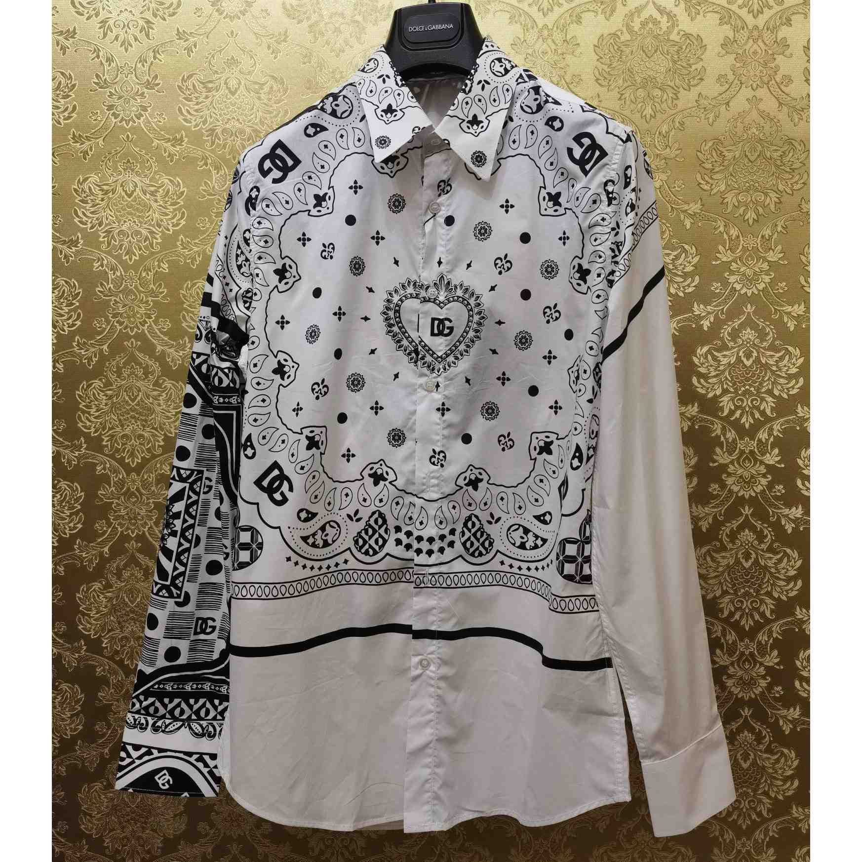 Dolce & Gabbana Bandana-Printed Shirt - everydesigner