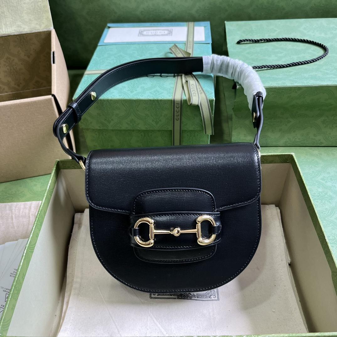 Gucci Horsebit 1955 Mini Rounded Bag (20x 13x 6cm) - everydesigner