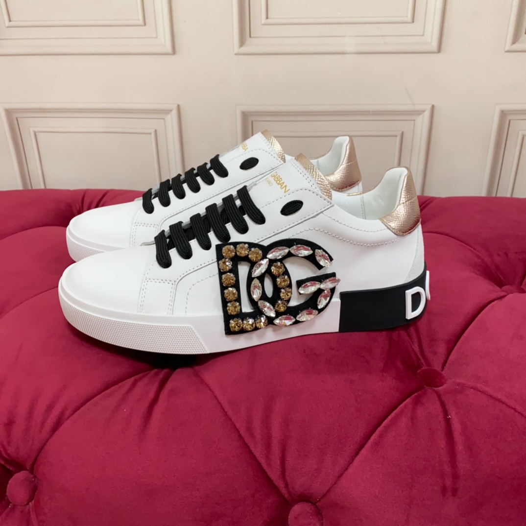 Dolce & Gabbana Calfskin Portofino Sneakers - everydesigner