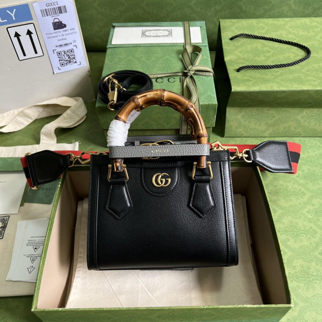 Gucci Diana Mini Tote Bag(20*16*10cm) - everydesigner