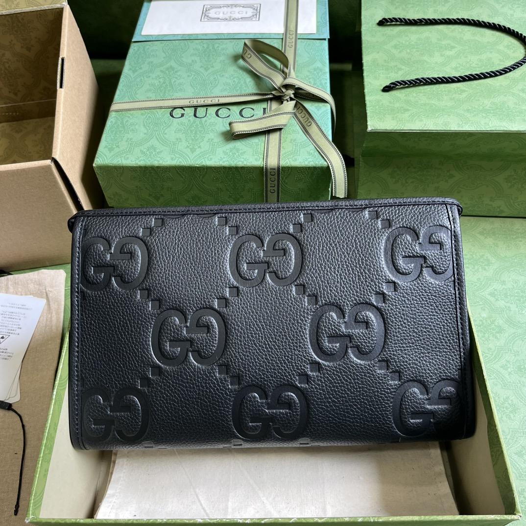 Gucci Jumbo GG Pouch (28.5x 18x 9cm) - everydesigner