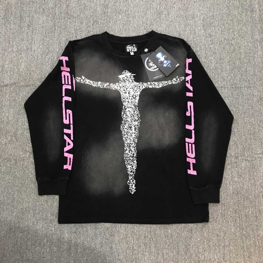 Hellstar Qr Christ L/S Tee Black - everydesigner