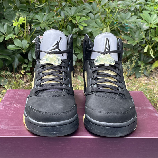 A Ma Maniére x Air Jordan 5 “Black” Sneakers     FD1330-001  - everydesigner