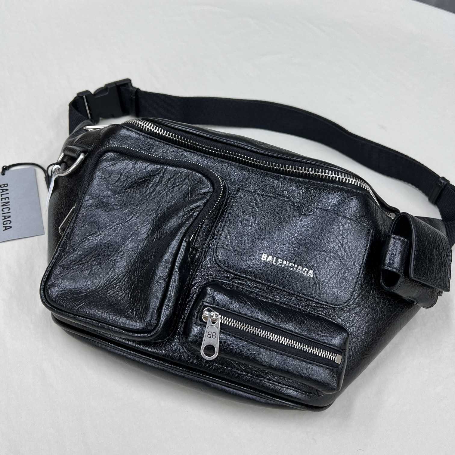 Balenciaga Superbusy Beltpack In Black - everydesigner