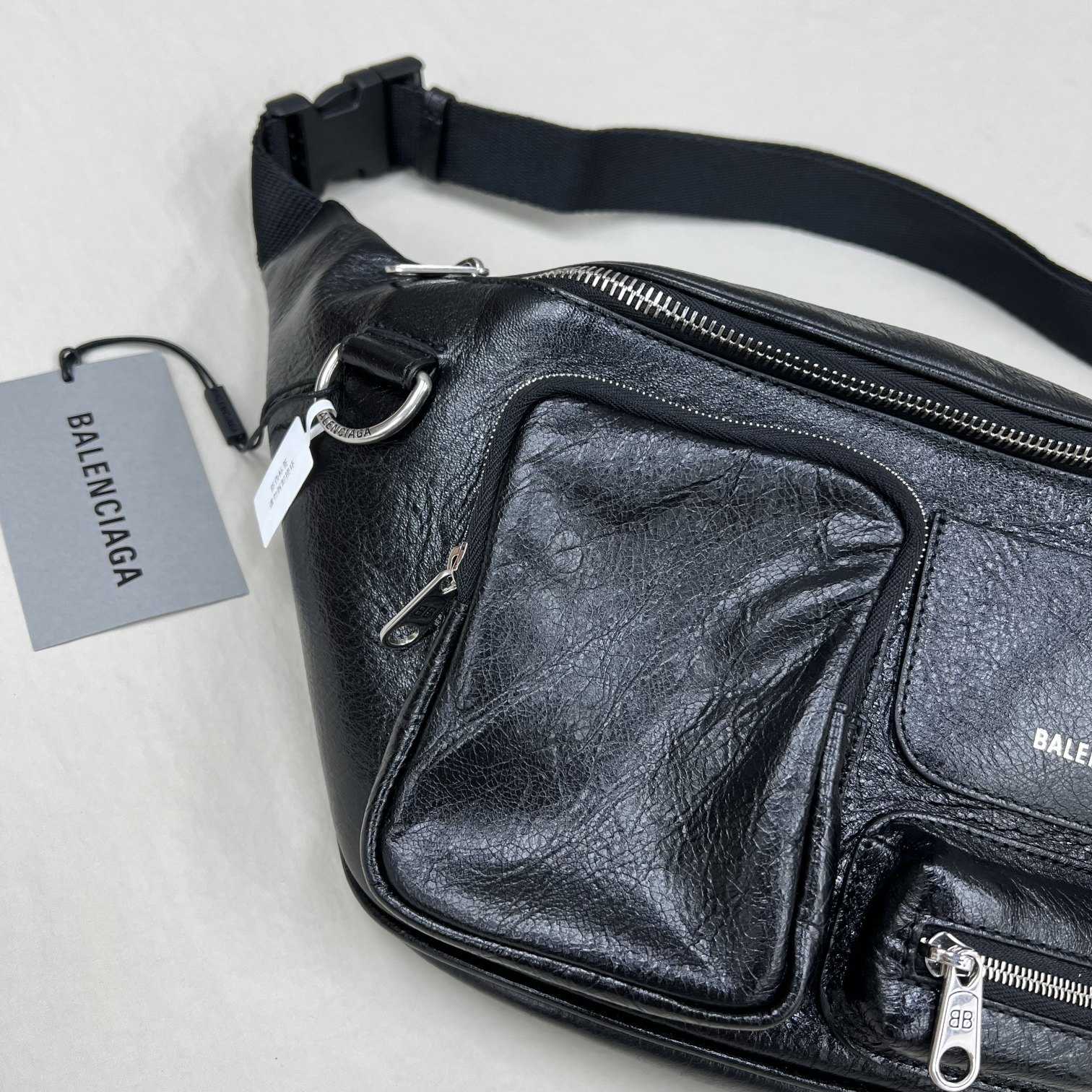 Balenciaga Superbusy Beltpack In Black - everydesigner