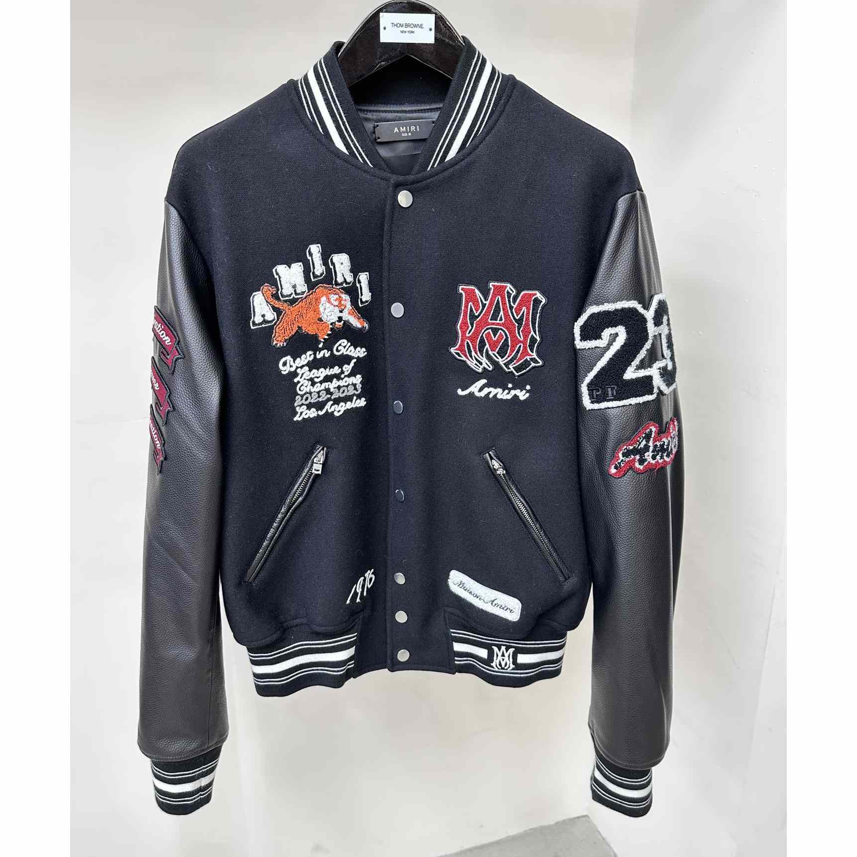 Amiri Bones Varsity Jacket - everydesigner