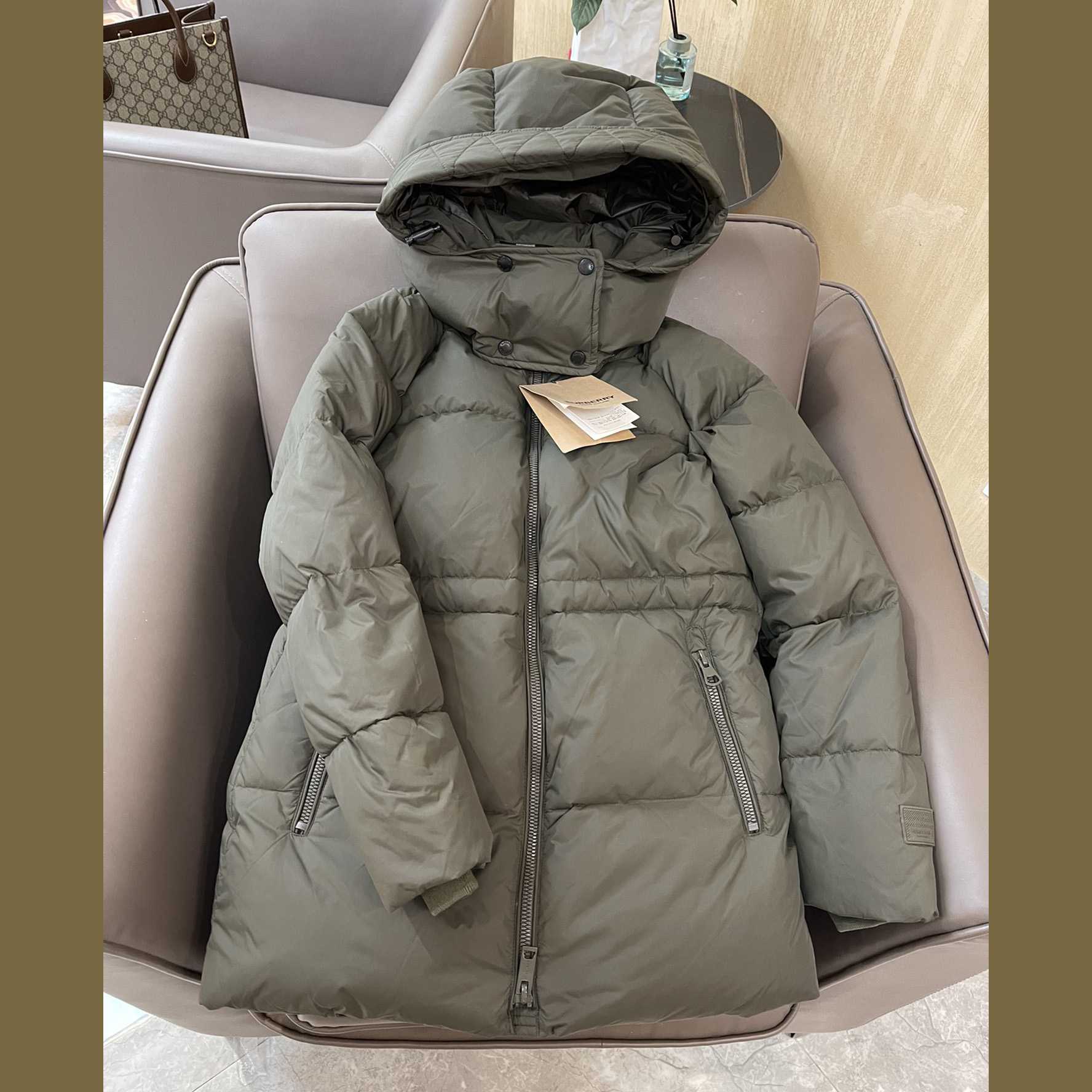 Burberry Hooded Down Jacket - everydesigner