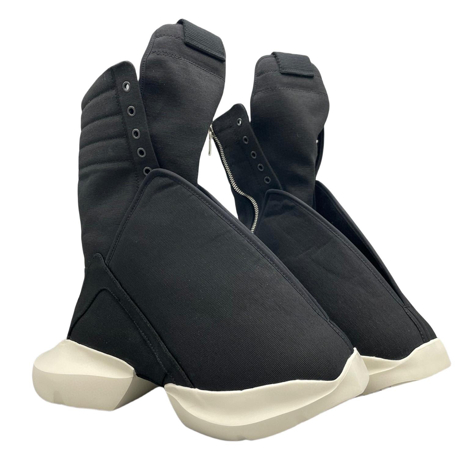 Rick Owens Drkshdw Megaturbo Dunk Boots Black - everydesigner