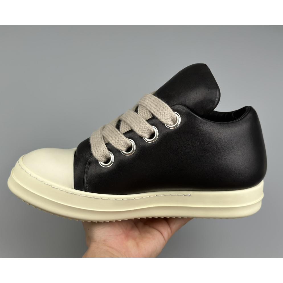 Rick Owens Lace-up Low-top Sneakers  - everydesigner