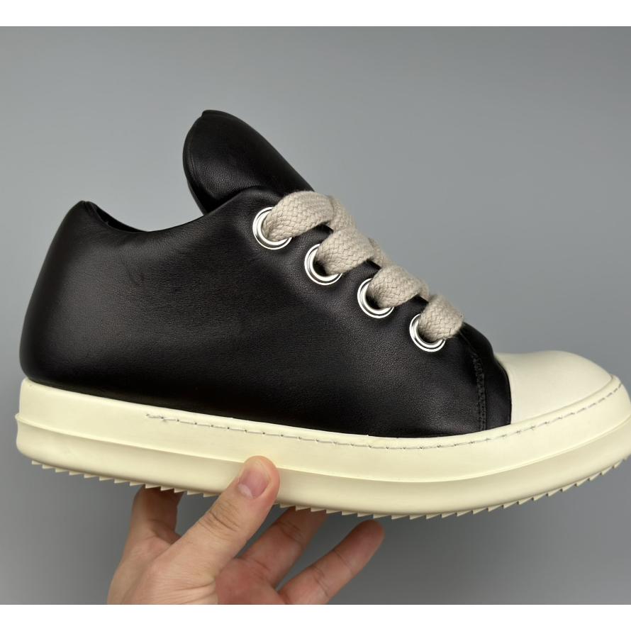 Rick Owens Lace-up Low-top Sneakers  - everydesigner