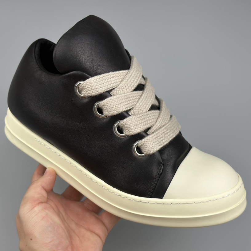 Rick Owens Lace-up Low-top Sneakers  - everydesigner