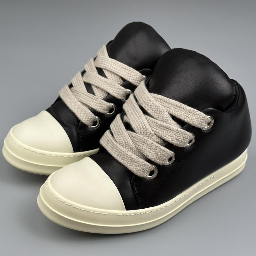 Rick Owens Lace-up Low-top Sneakers  - everydesigner