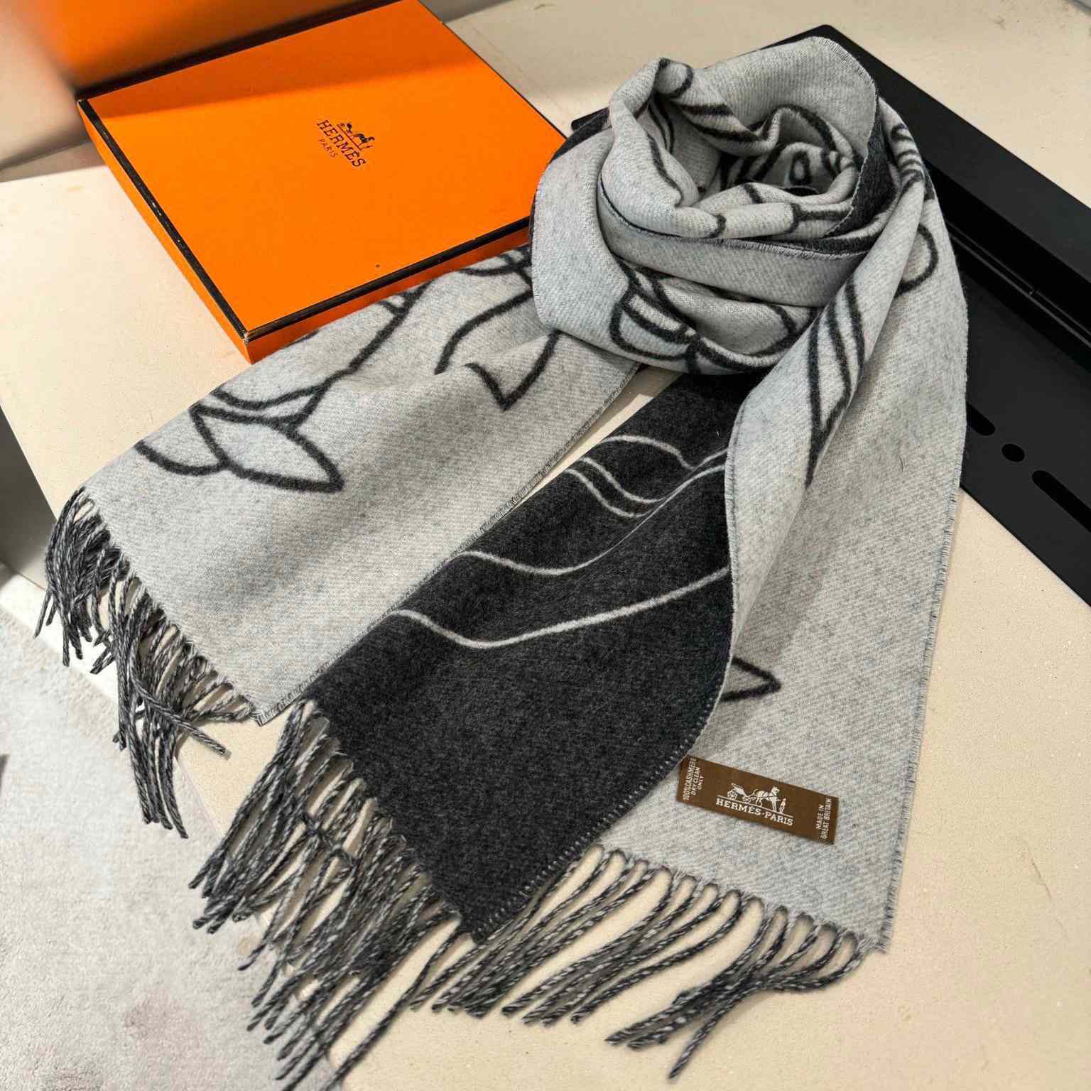 Hermes Casaque Entrelacs Equestres muffler  - everydesigner