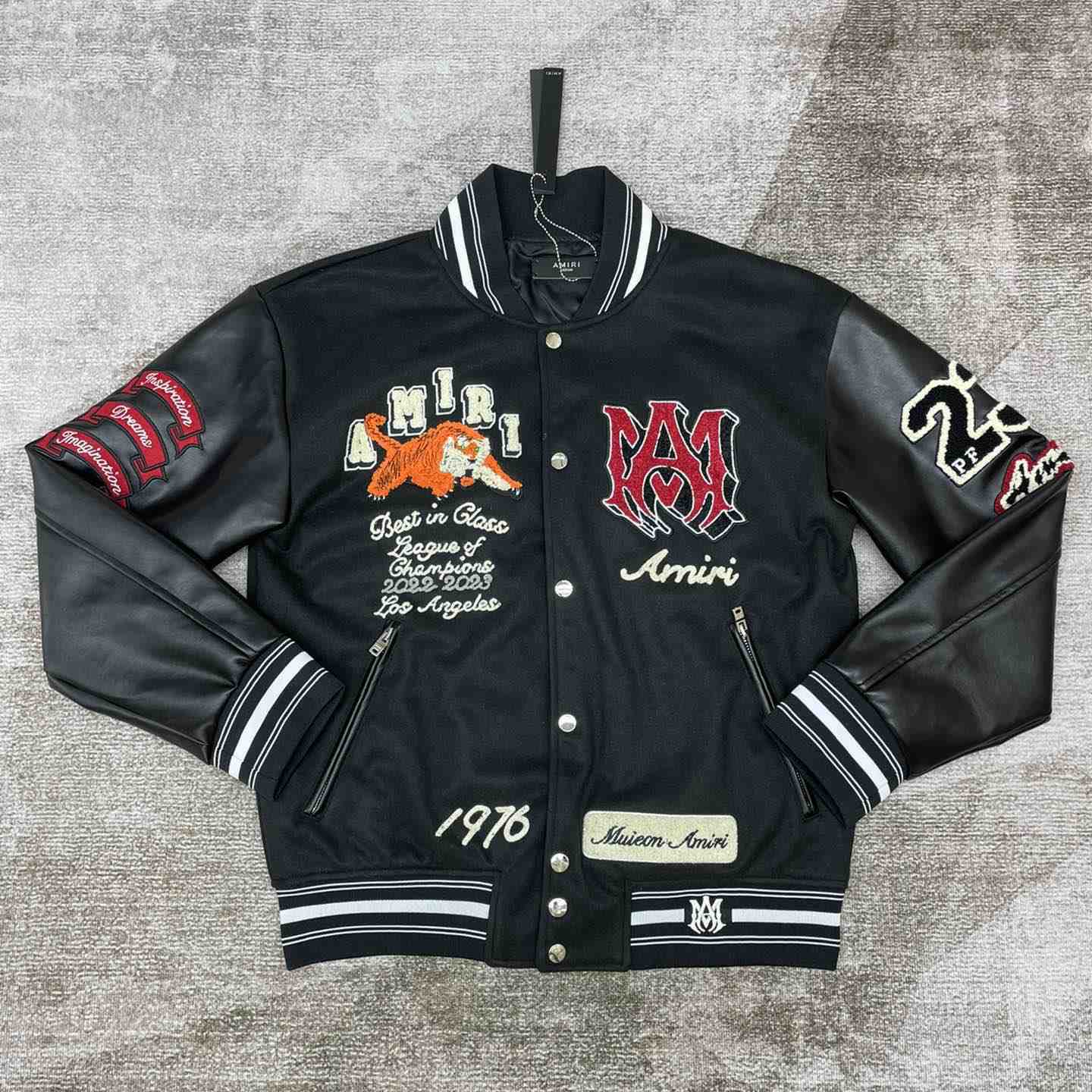 Amiri Bones Varsity Jacket - everydesigner