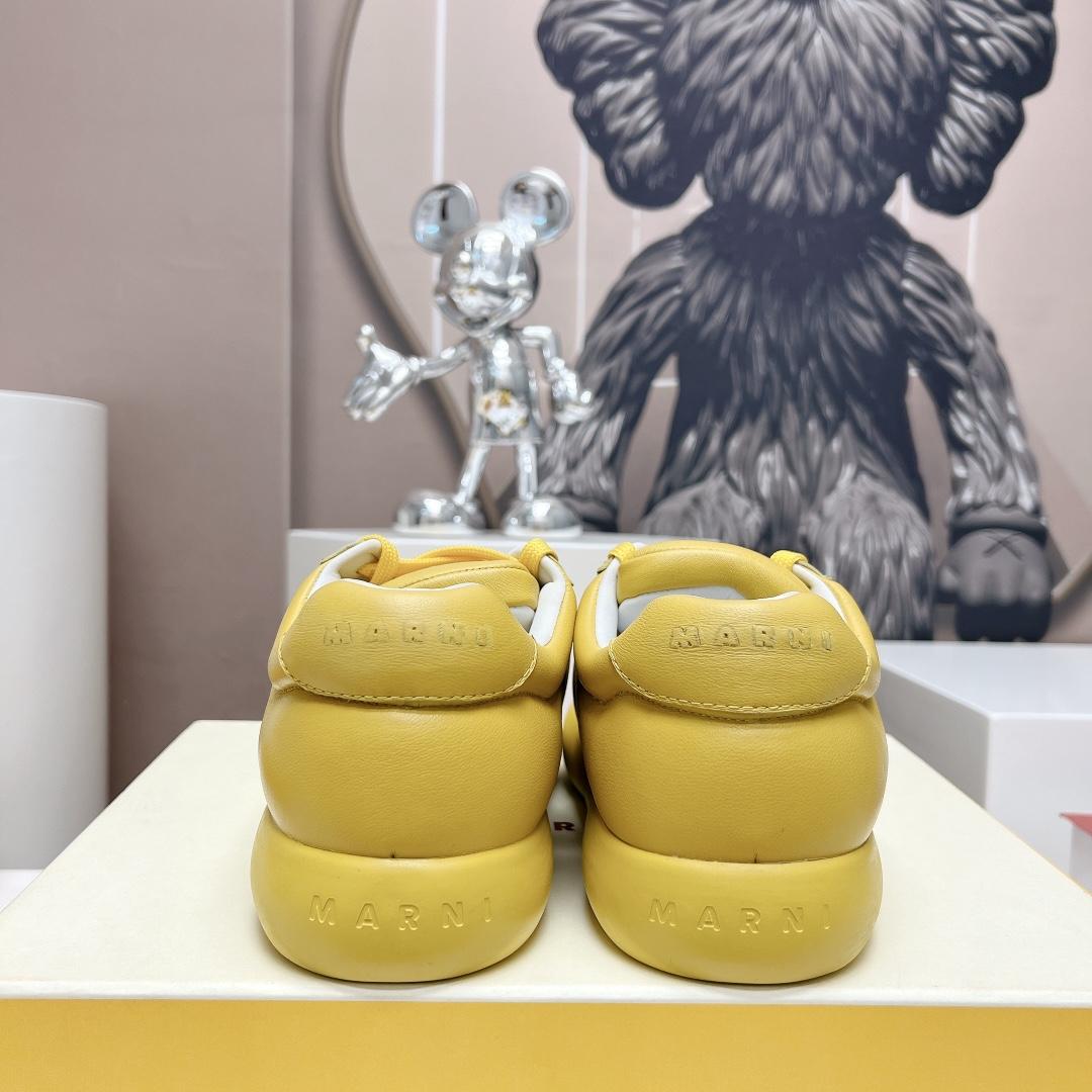 Marni Yellow Leather Bigfoot 2.0 Sneaker - everydesigner