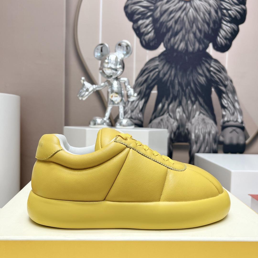 Marni Yellow Leather Bigfoot 2.0 Sneaker - everydesigner