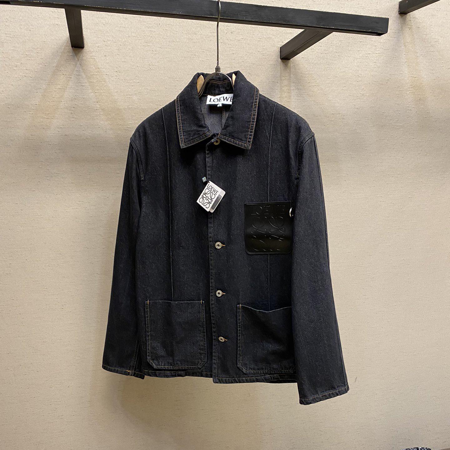 Loewe Workwear Jacket In Denim - everydesigner