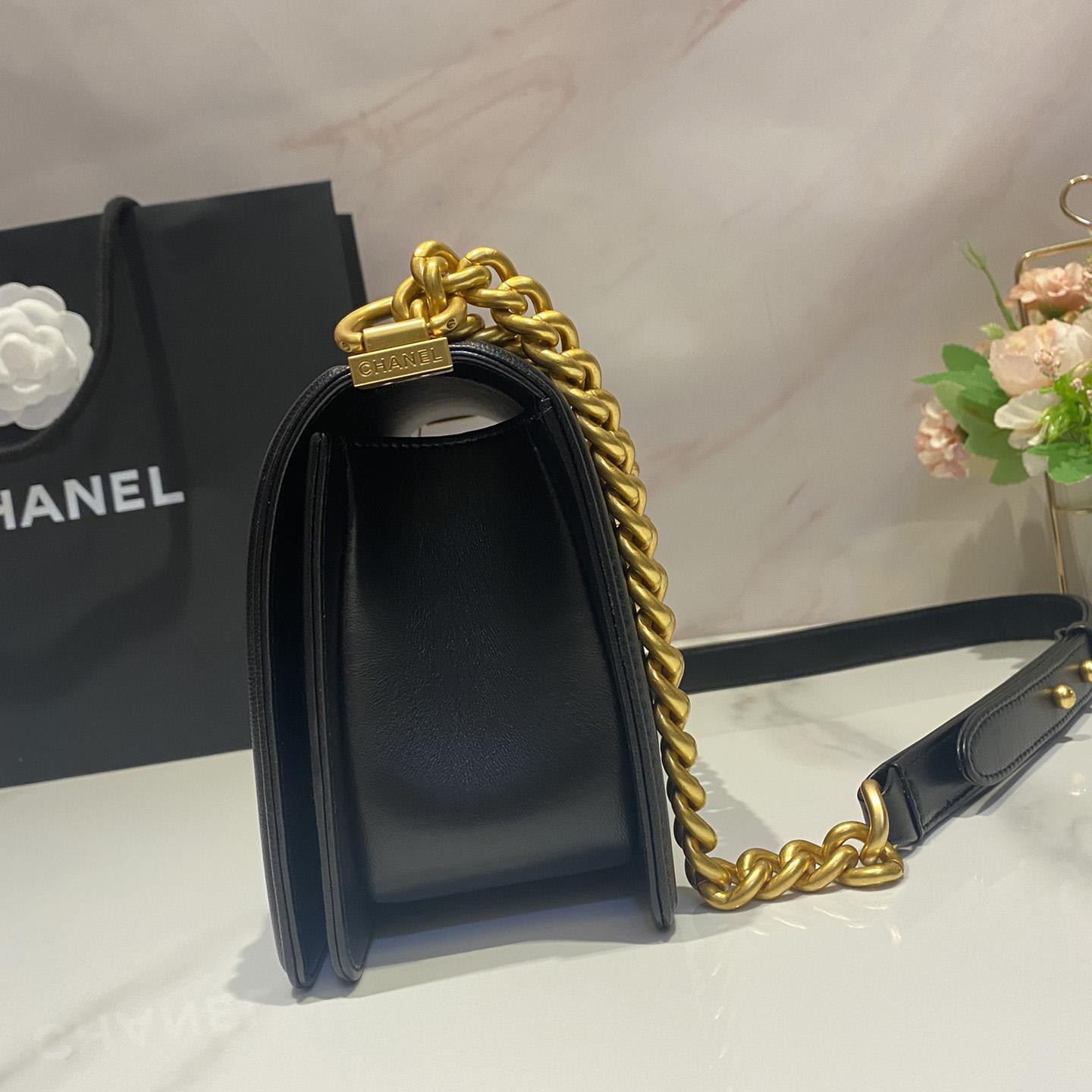 Chanel Leboy Old Medium Caviar With Brushed Gold Hardware  25cm - everydesigner