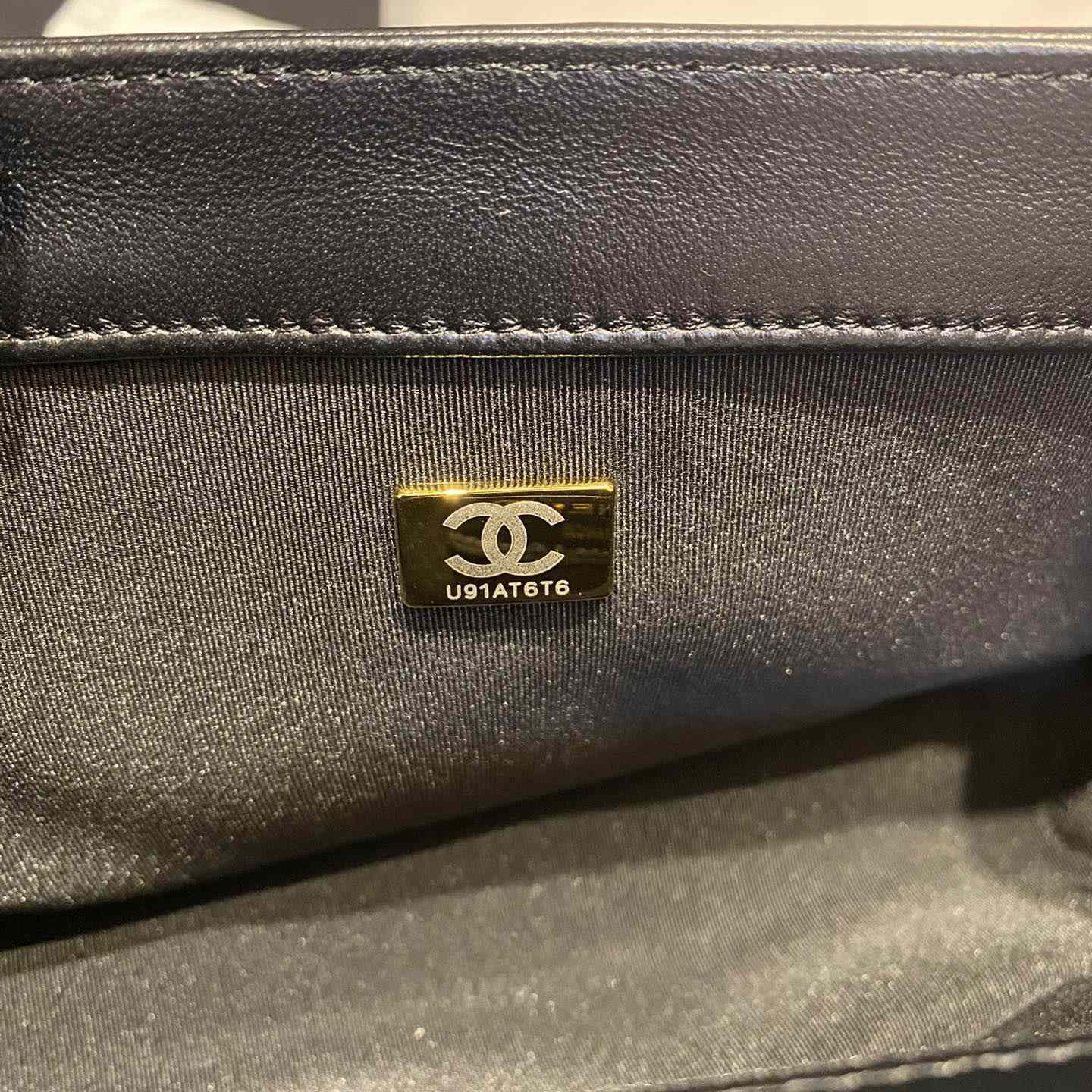 Chanel Leboy Old Medium Caviar With Brushed Gold Hardware  25cm - everydesigner