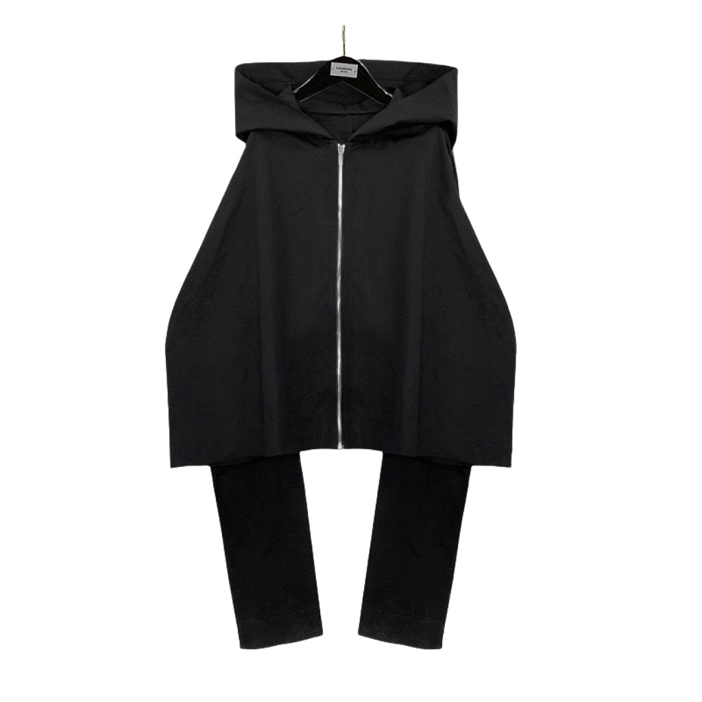 Rick Owens Extra-Long Sleeve Cotton Jacket  - everydesigner