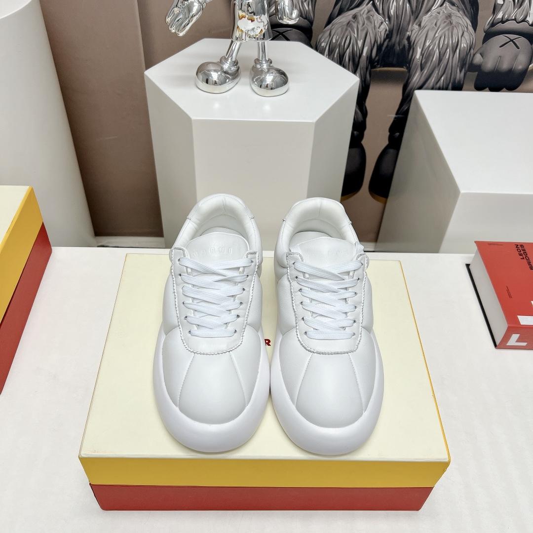 Marni White Leather Bigfoot 2.0 Sneaker - everydesigner