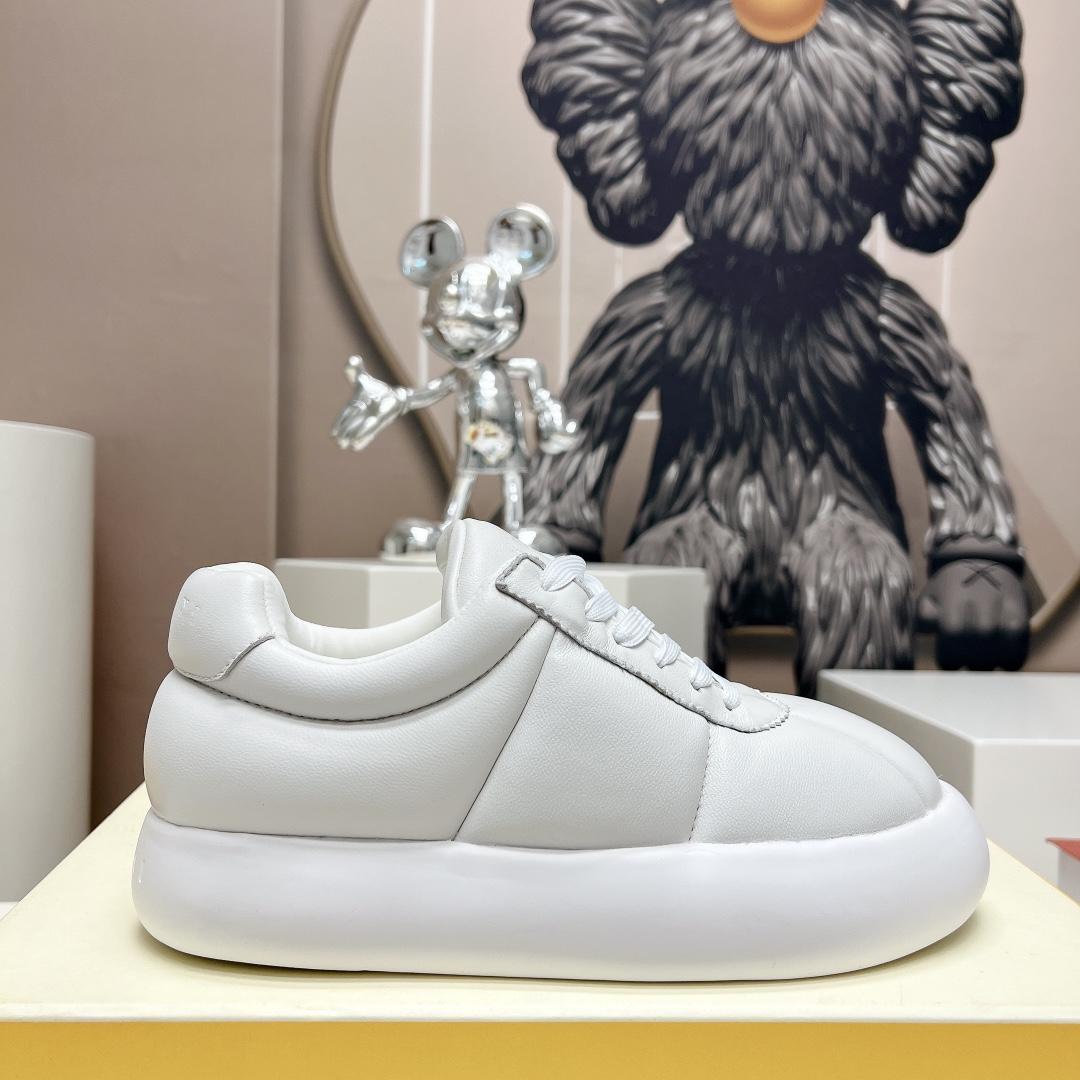 Marni White Leather Bigfoot 2.0 Sneaker - everydesigner