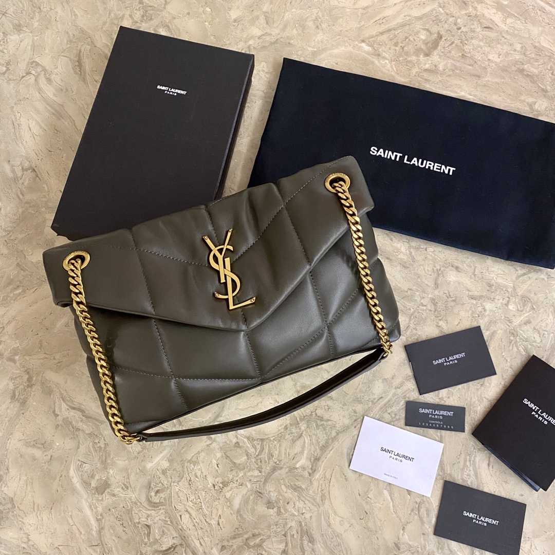 Saint Laurent Puffer Small In Nappa Leather (29x17x11cm) - everydesigner